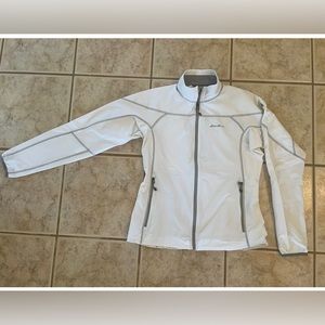 Eddie Bauer First Ascent Sandstone Soft Shell Jacket Coat Women’s Medium White